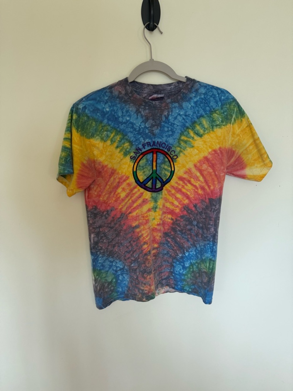 Tie-Dye Peace Graphic Tee - Multicolor